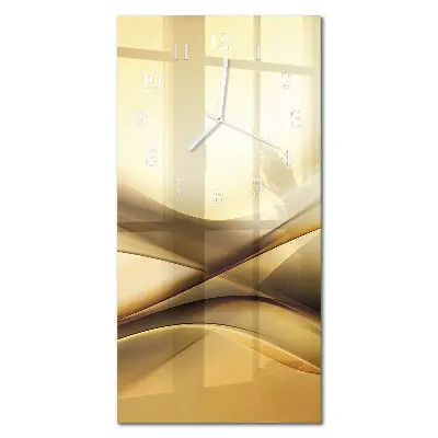 Horloge murale en verre rectangulaire Abstraction