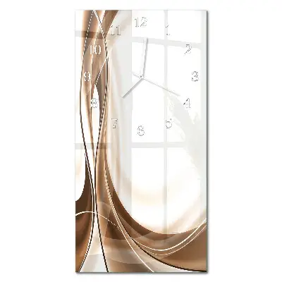 Horloge murale en verre rectangulaire Modèle