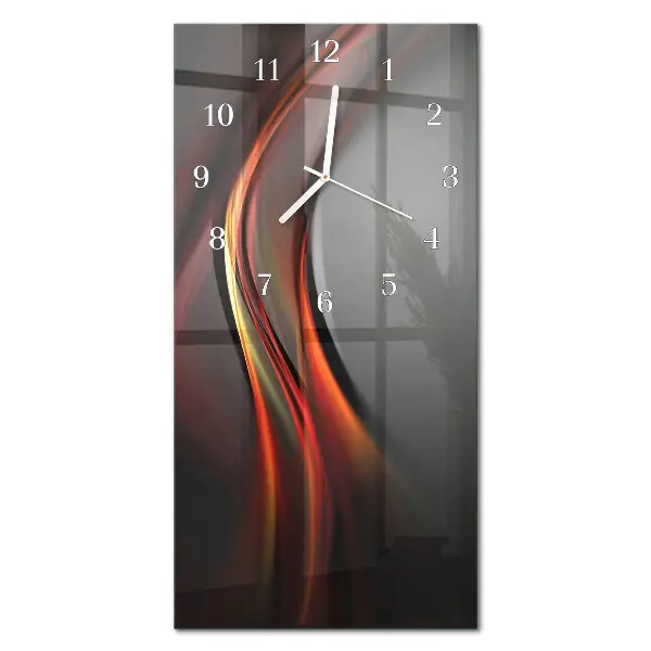 Horloge murale en verre rectangulaire Modèle