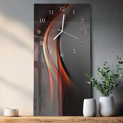 Horloge murale en verre rectangulaire Modèle