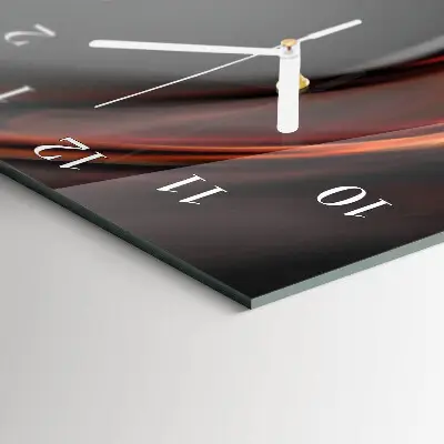 Horloge murale en verre rectangulaire Modèle