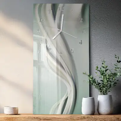 Horloge murale en verre rectangulaire Modèle