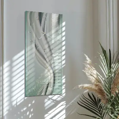 Horloge murale en verre rectangulaire Modèle