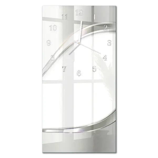 Horloge murale en verre rectangulaire Modèle