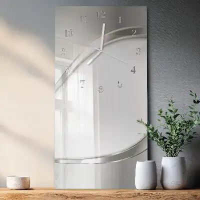 Horloge murale en verre rectangulaire Modèle