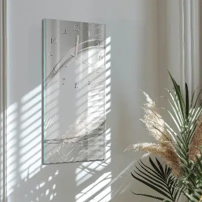 Horloge murale en verre rectangulaire Modèle