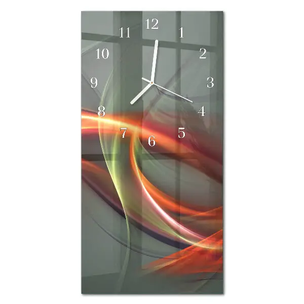 Horloge murale en verre rectangulaire Modèle