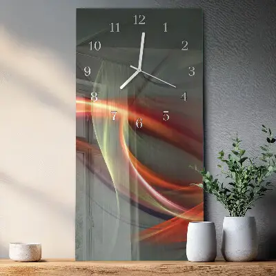Horloge murale en verre rectangulaire Modèle