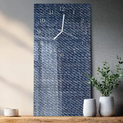 Horloge murale en verre rectangulaire Plastique