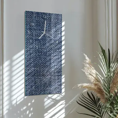 Horloge murale en verre rectangulaire Plastique
