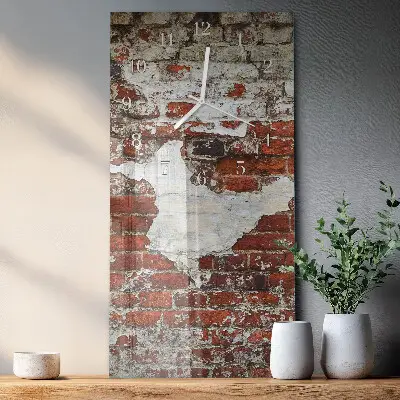 Horloge murale en verre rectangulaire Mur
