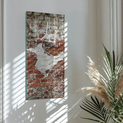 Horloge murale en verre rectangulaire Mur
