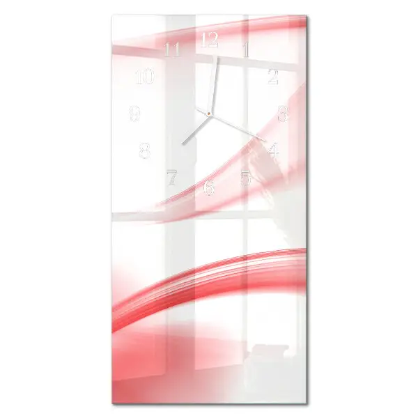 Horloge murale en verre rectangulaire Art abstrait