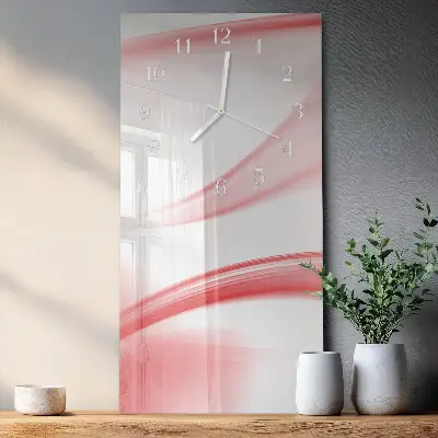 Horloge murale en verre rectangulaire Art abstrait