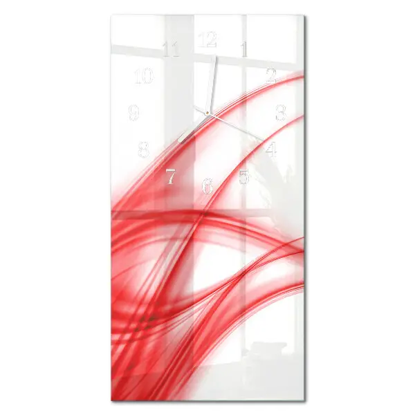 Horloge murale en verre rectangulaire Art abstrait