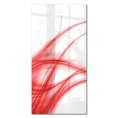 Horloge murale en verre rectangulaire Art abstrait