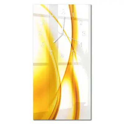 Horloge murale en verre rectangulaire Art abstrait
