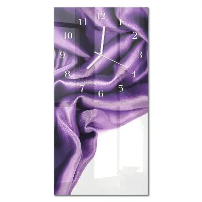 Horloge murale en verre rectangulaire Velours