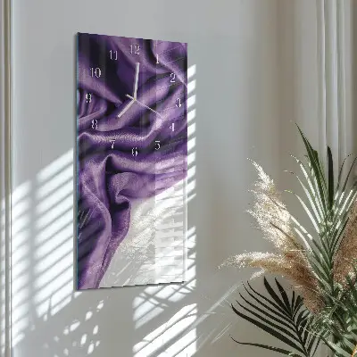 Horloge murale en verre rectangulaire Velours