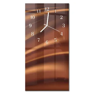 Horloge murale en verre rectangulaire Modèle