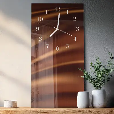 Horloge murale en verre rectangulaire Modèle