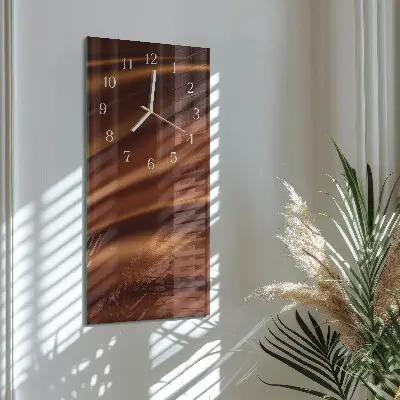 Horloge murale en verre rectangulaire Modèle