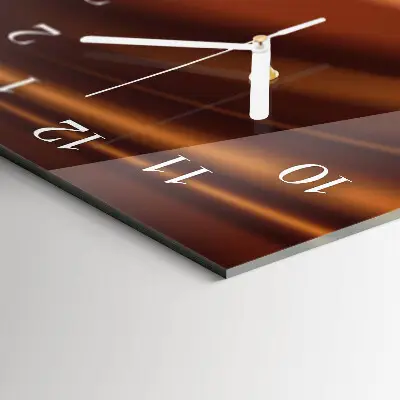 Horloge murale en verre rectangulaire Modèle