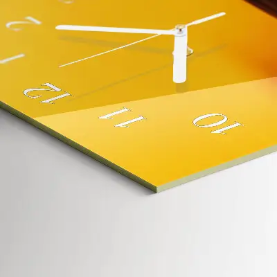 Horloge murale en verre rectangulaire Abstraction
