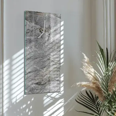Horloge murale en verre rectangulaire Pierre
