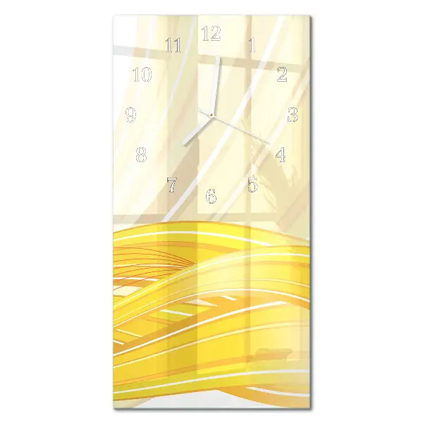 Horloge murale en verre rectangulaire Modèle