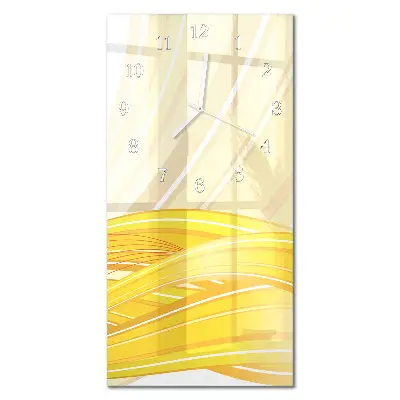 Horloge murale en verre rectangulaire Modèle