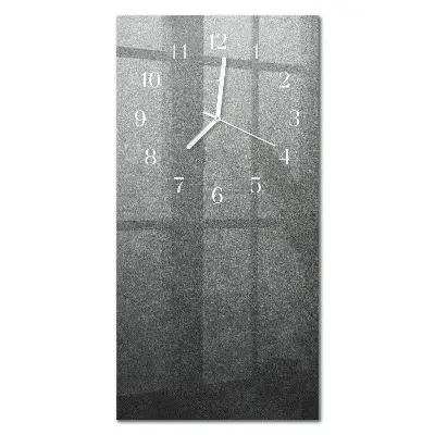 Horloge murale en verre rectangulaire Mur de marbre