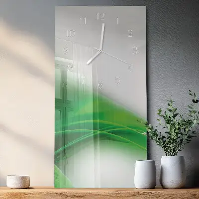 Horloge murale en verre rectangulaire Modèle