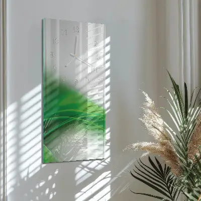 Horloge murale en verre rectangulaire Modèle