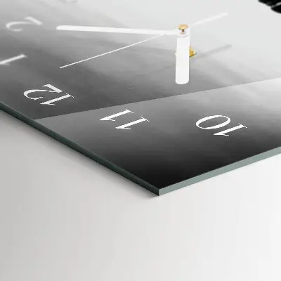 Horloge murale en verre rectangulaire Plage