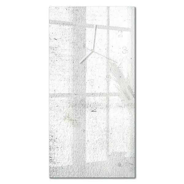 Horloge murale en verre rectangulaire Mur