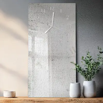 Horloge murale en verre rectangulaire Mur