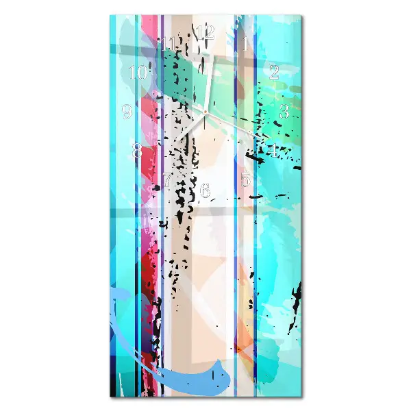 Horloge murale en verre rectangulaire Modèle
