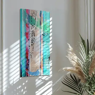 Horloge murale en verre rectangulaire Modèle