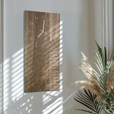 Horloge murale en verre rectangulaire Tableau