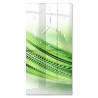 Horloge murale en verre rectangulaire Art abstrait