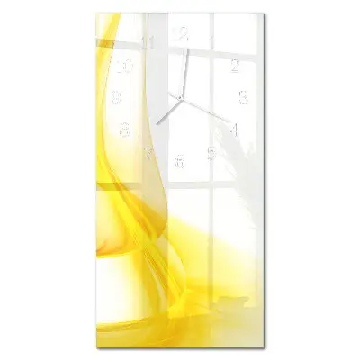 Horloge murale en verre rectangulaire Abstraction