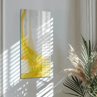 Horloge murale en verre rectangulaire Abstraction