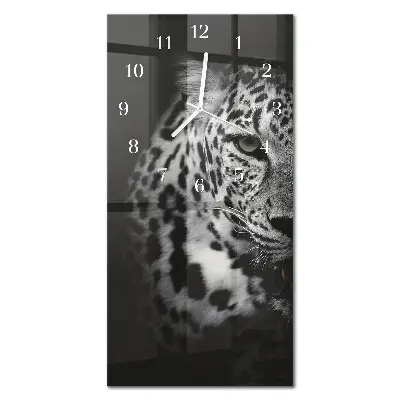 Horloge murale en verre rectangulaire Tigre