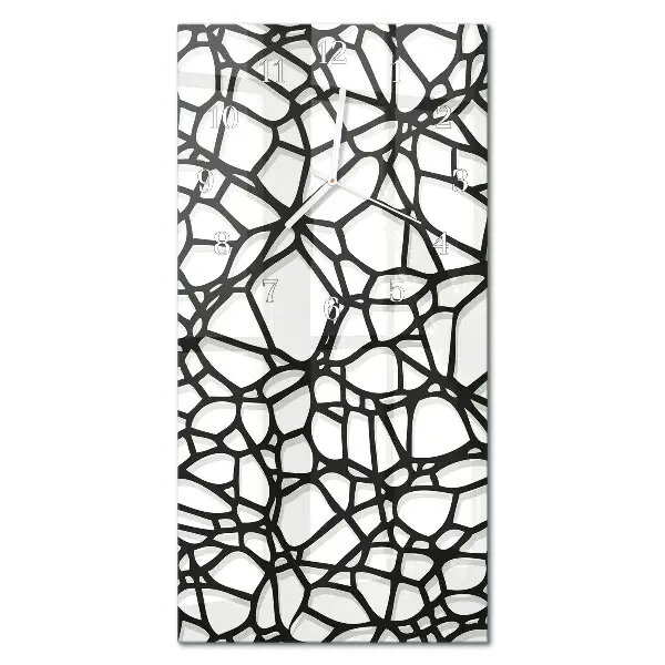 Horloge murale en verre rectangulaire Modèle