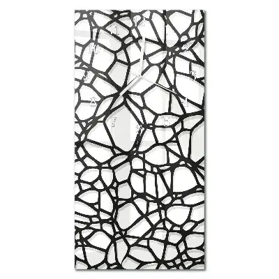 Horloge murale en verre rectangulaire Modèle