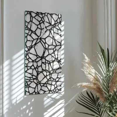 Horloge murale en verre rectangulaire Modèle