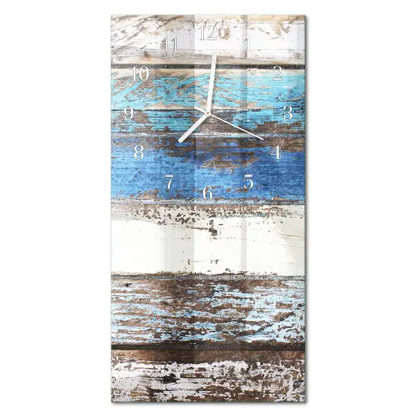 Horloge murale en verre rectangulaire Sol