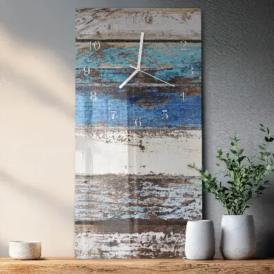 Horloge murale en verre rectangulaire Sol