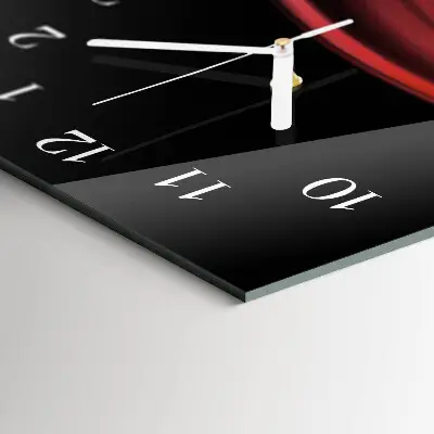 Horloge murale en verre rectangulaire Art abstrait